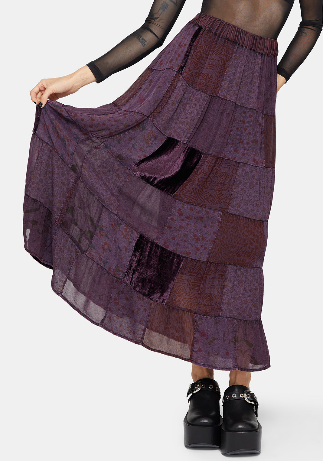 Mabel Blumenmuster Bedruckt Patchwork Rock