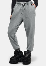 Sylph Fallen Taube Bestickt Mit Manschetten Jogger