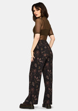 Angela Folk Druck Weit Bein Hose