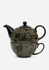Konshu Blumenmuster Teekanne Und Teacup Set (3 Piece Set)
