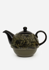 Konshu Blumenmuster Teekanne Und Teacup Set (3 Piece Set)
