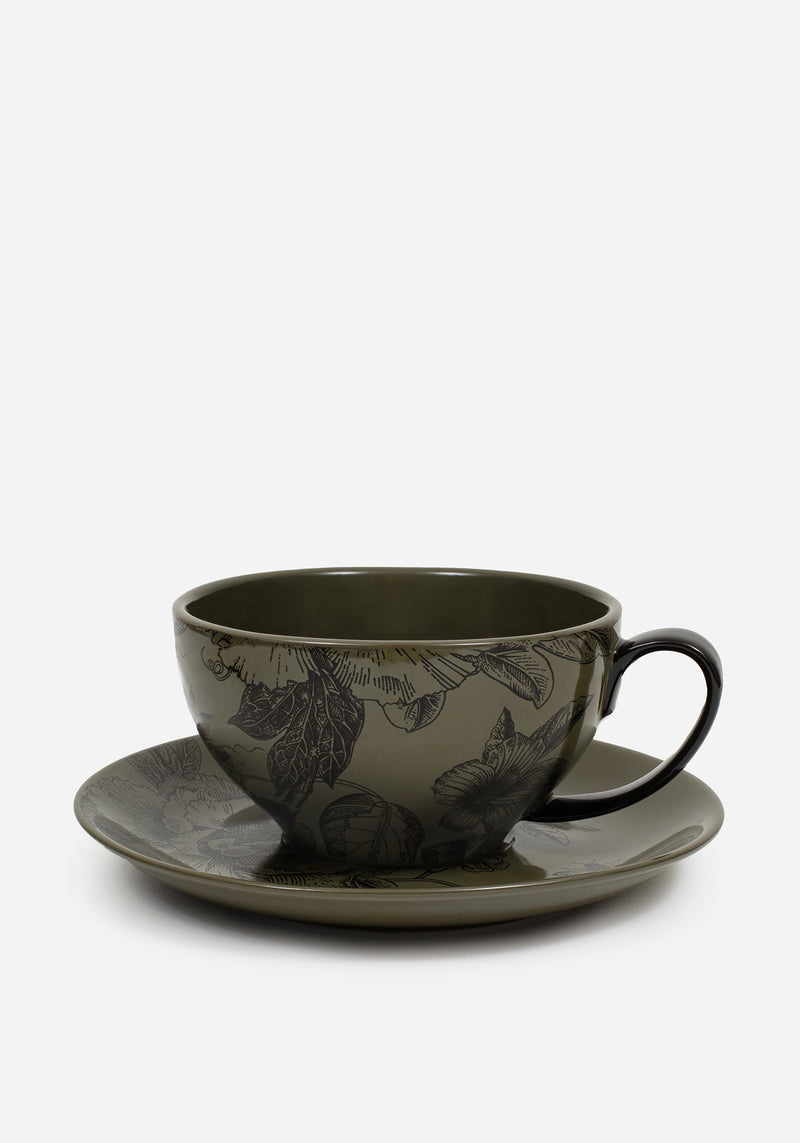 Konshu Blumenmuster Teekanne Und Teacup Set (3 Piece Set)