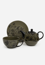Konshu Blumenmuster Teekanne Und Teacup Set (3 Piece Set)