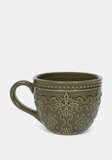 Ashwyn Witches Tile Debossed Mug (Green)