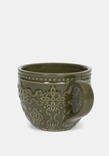 Ashwyn Witches Tile Debossed Mug (Green)