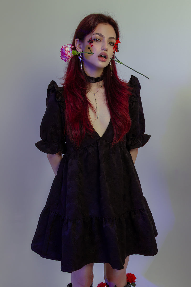 Violenta Mini Rüsche Kleid