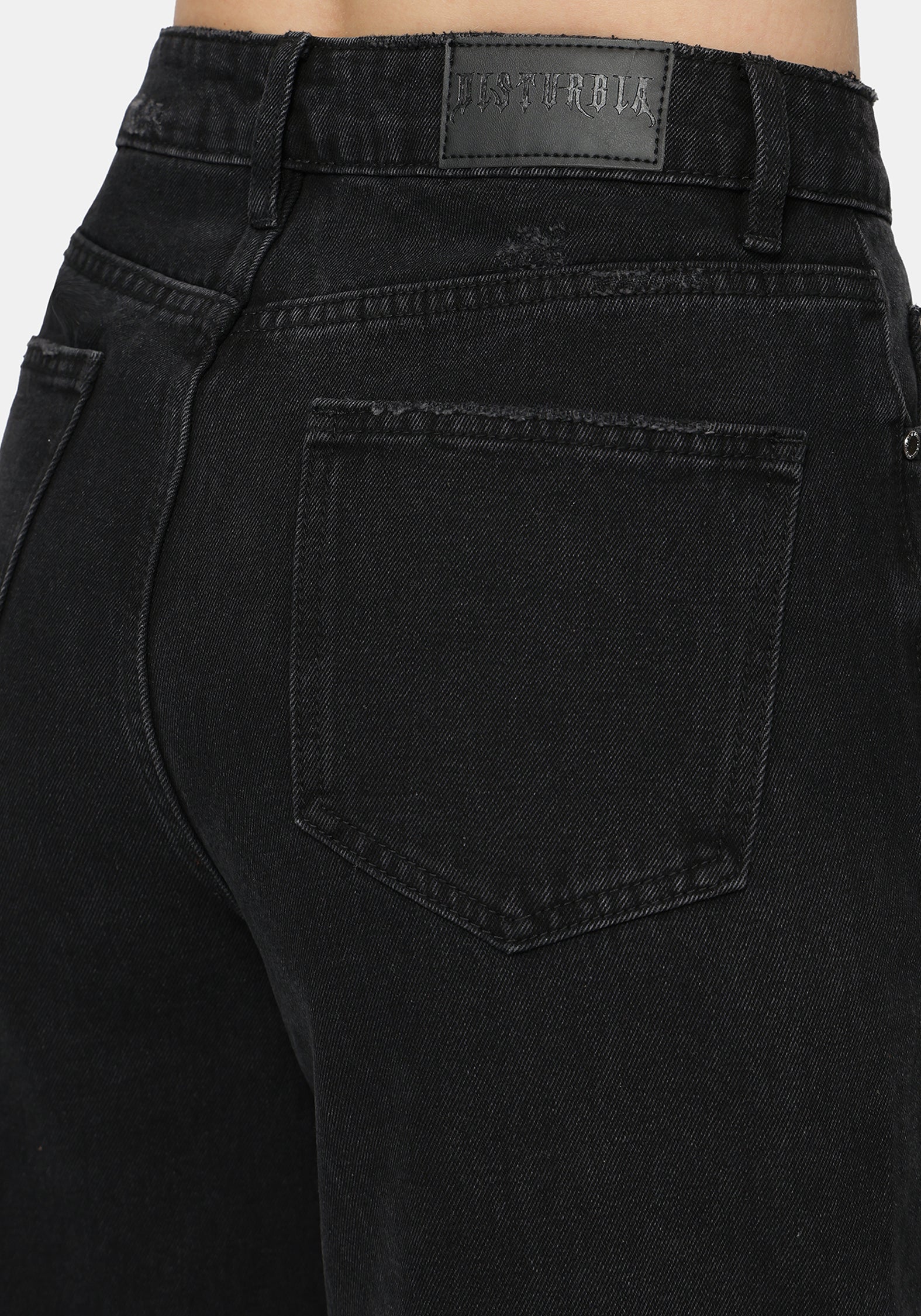 Ayr Broderie Gerade Bein Denim Jean