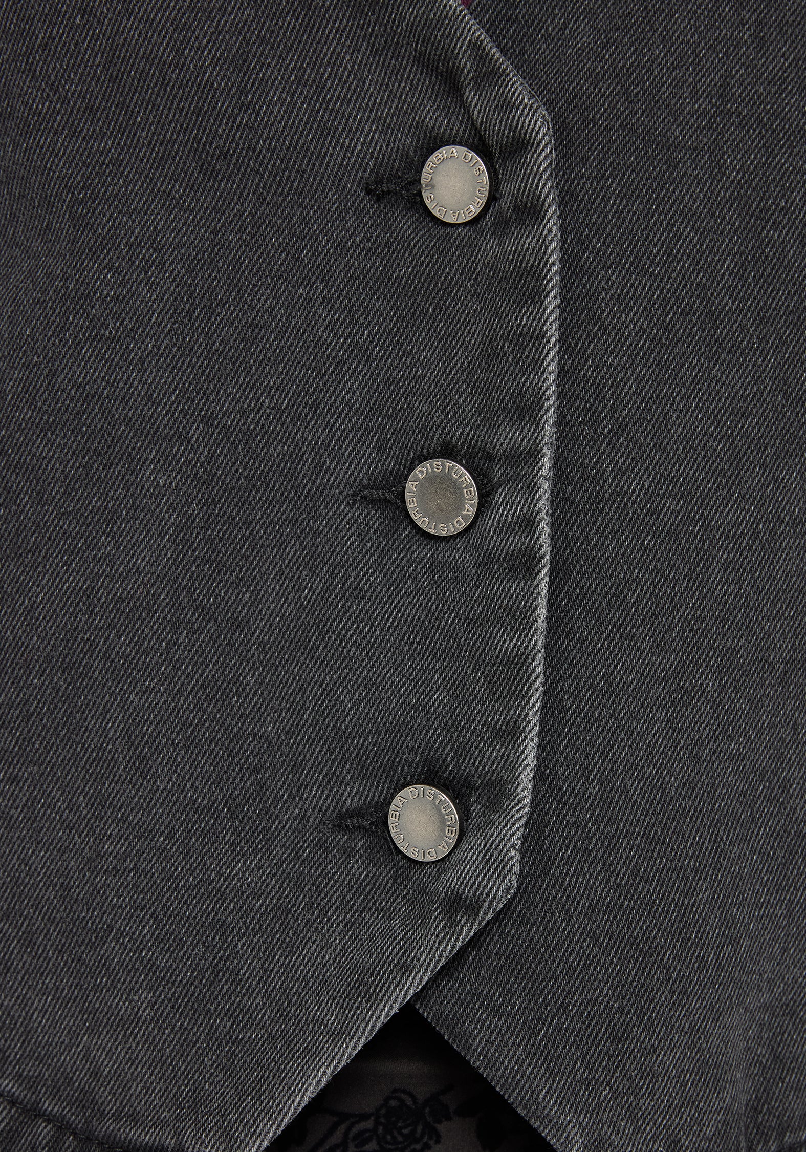 Maleah Embroidered Denim Waistcoat