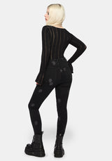 Selin Bestickt Denim Schmal Jean