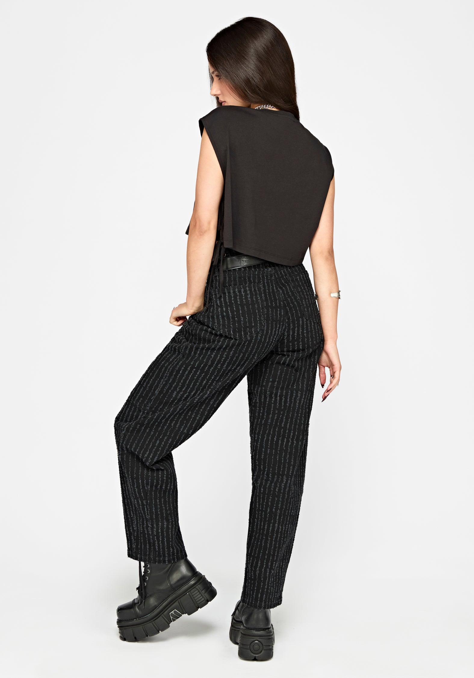 Attila Strukturiert Barrel Leg Jeans