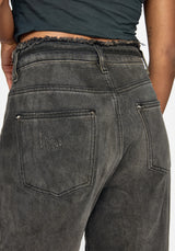 Zena Ombre Relaxed Weites Bein Jeans