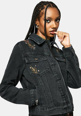 Abellona Embroidered Denim Jacket