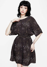 Peaseblossom Celestial Krawatte Back Mini Kleid