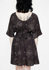 Peaseblossom Celestial Krawatte Back Mini Kleid