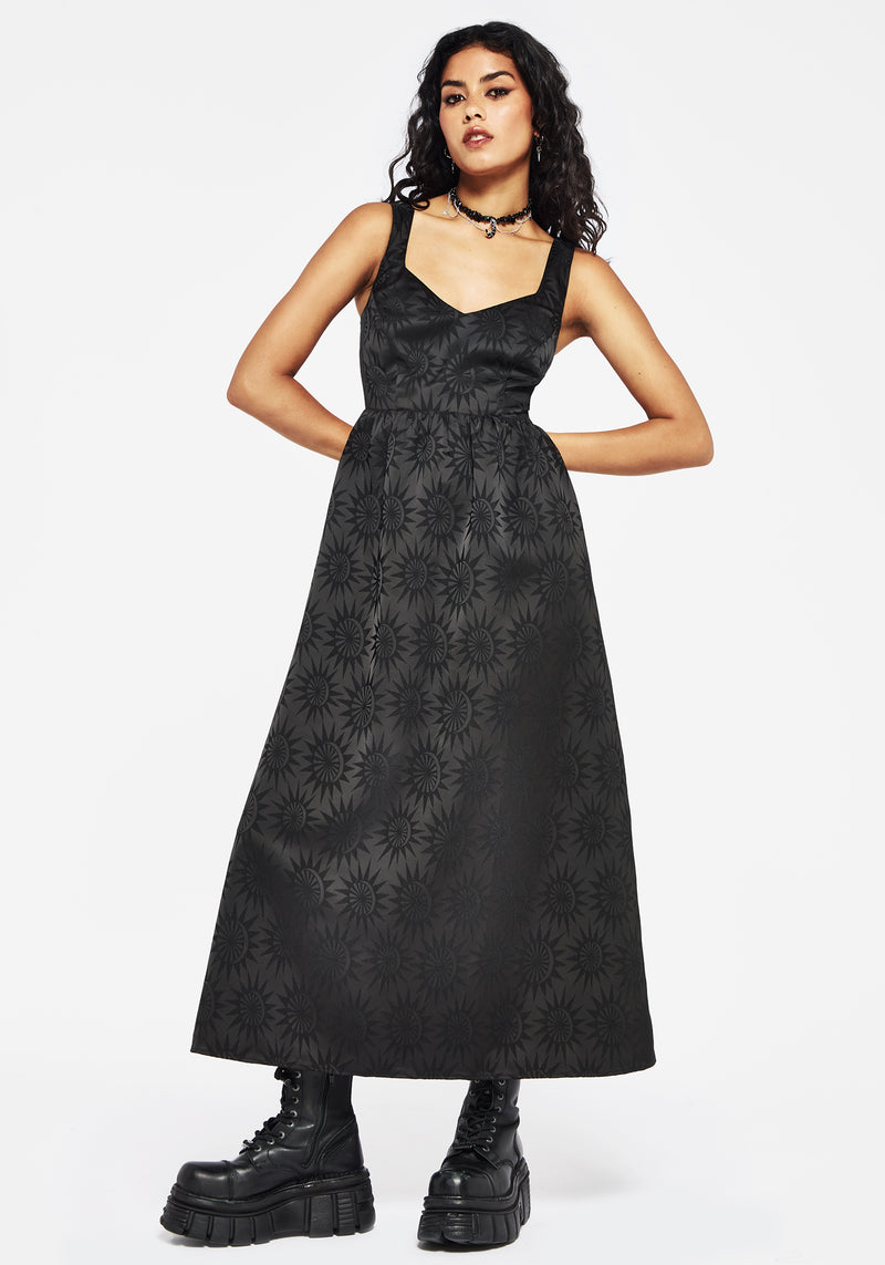 Semine Celestial Bedruckt Cami Midi Kleid