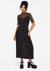 Phoenix Dragon Bedruckt Cami Midi Kleid