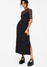 Phoenix Dragon Bedruckt Cami Midi Kleid