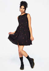 Sublime Witches Knot Bestickt Mini Kleid