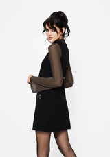 Griffinfly Bestickt Tasche Kordel Mini Kleid