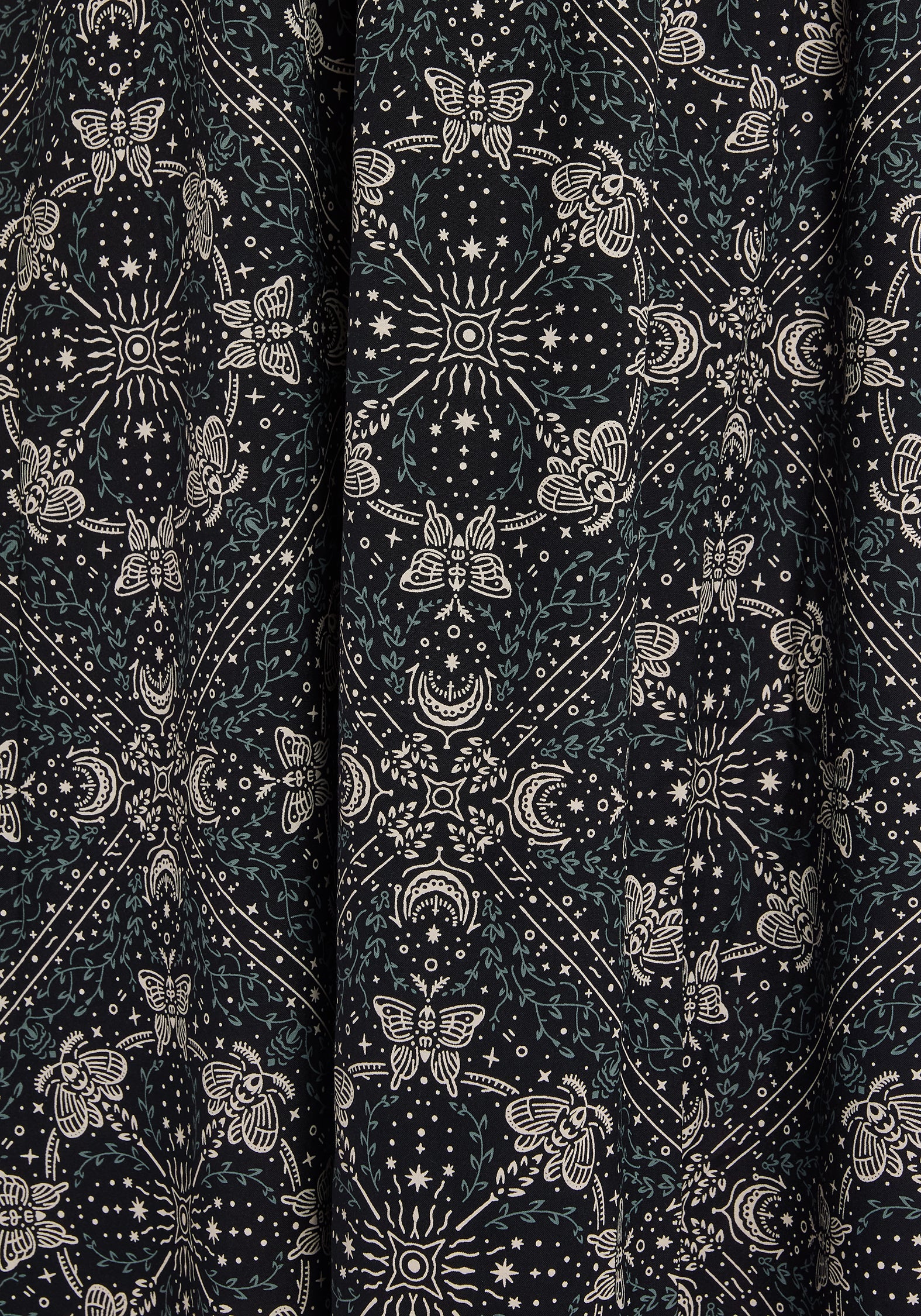 Poem Moth Print Cami Midaxi Dress