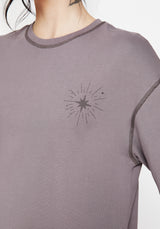 Saria Baumwolle Goddess Bedruckt Jersey T-Shirt Kleid