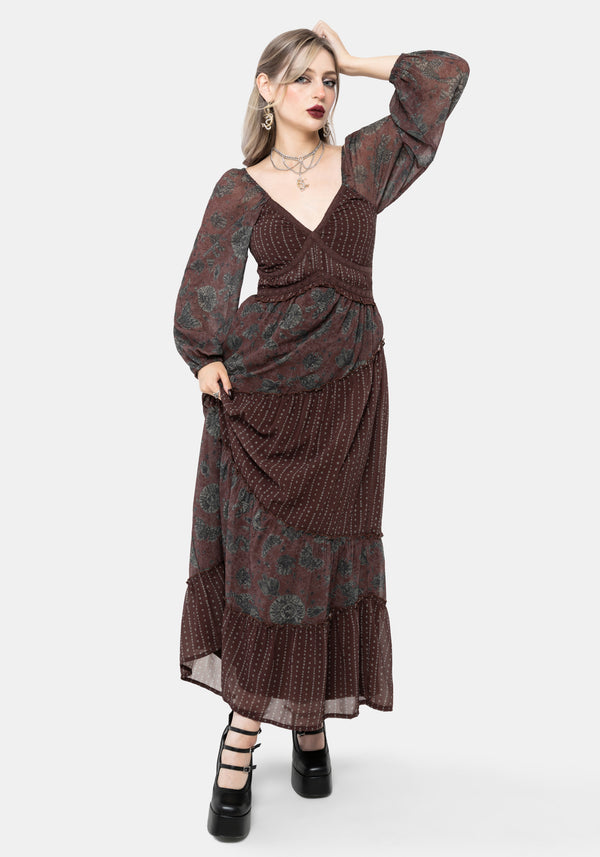 Pact Baumwolle Mischung Paisley Maxi Kleid