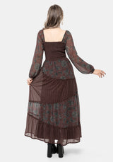 Pact Baumwolle Mischung Paisley Maxi Kleid