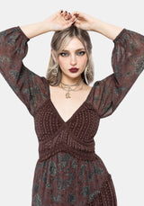 Pact Baumwolle Mischung Paisley Maxi Kleid