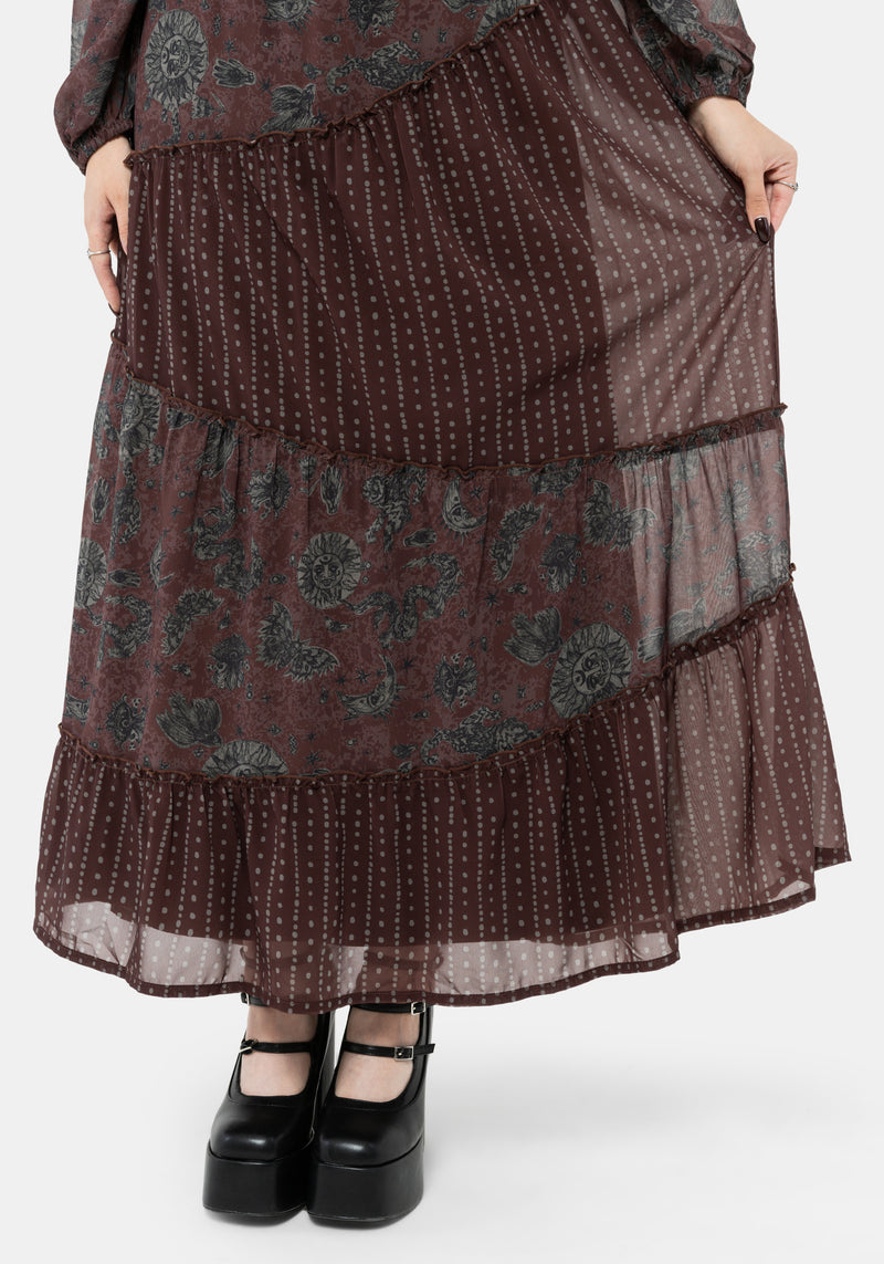 Pact Baumwolle Mischung Paisley Maxi Kleid