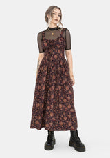 Skye Gerafft Back Midaxi Kleid