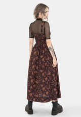 Skye Gerafft Back Midaxi Kleid