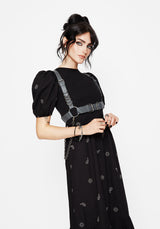 Dawn Sonne Bestickt Gestuft Maxi Kleid