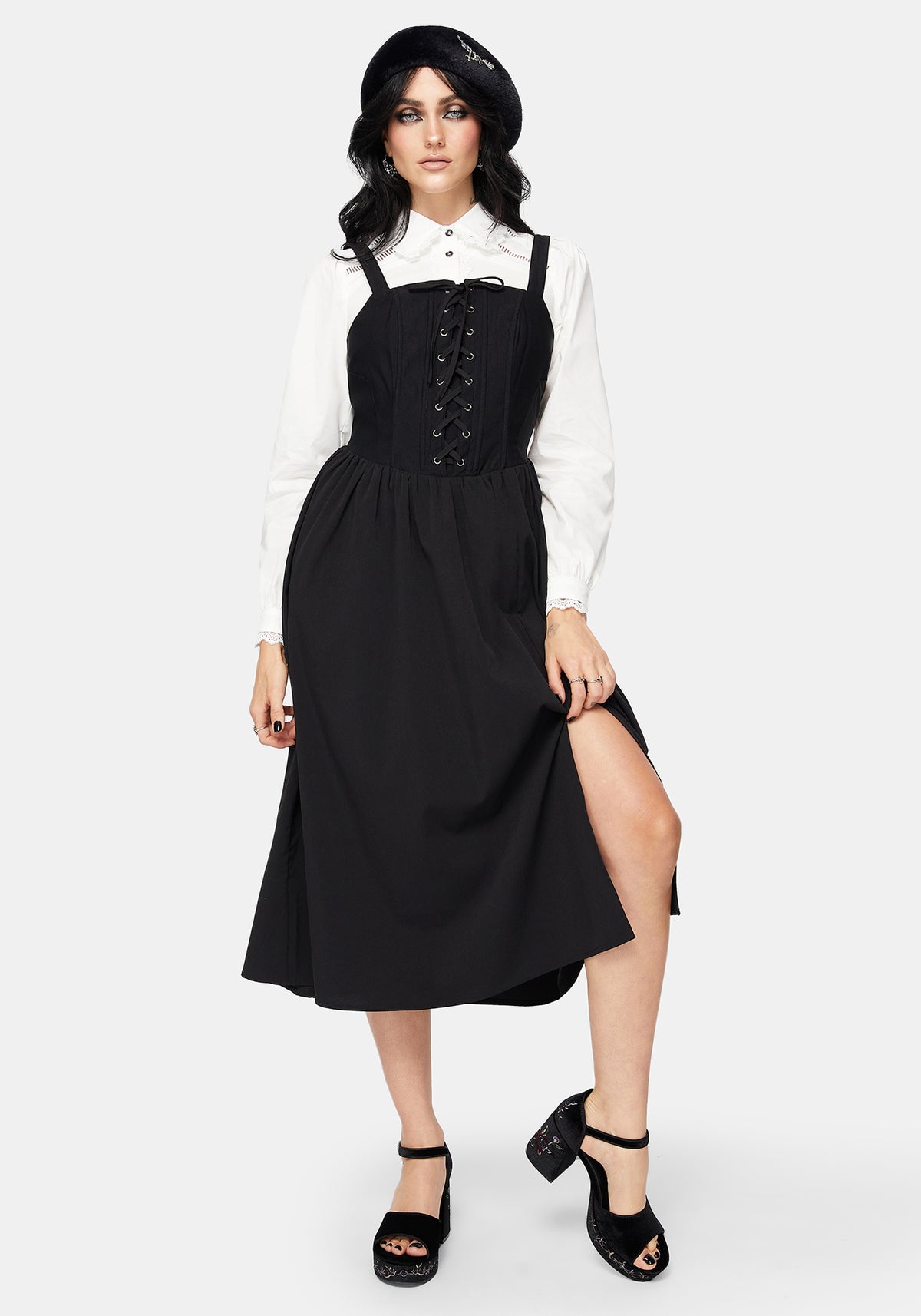 Miranda Midi Korsett Kleid