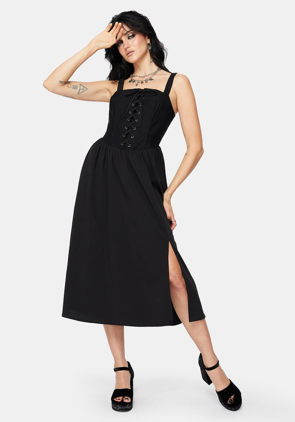 Miranda Midi Corset Dress – Disturbia