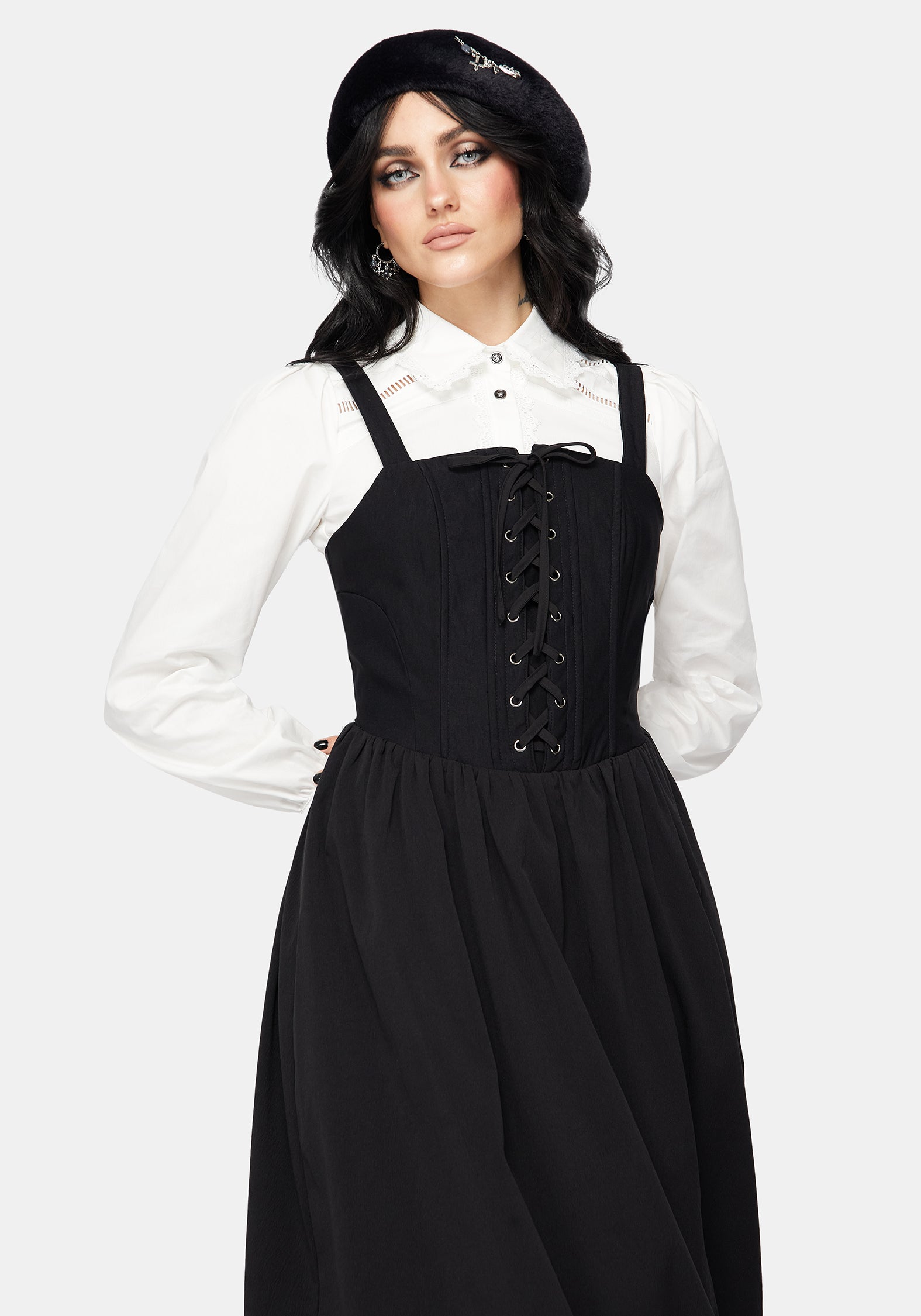 Miranda Midi Korsett Kleid