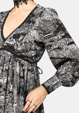 Nara Boudicca Printed Mini Dress