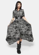 Nara Boudicca Bedruckt Midaxi Kleid