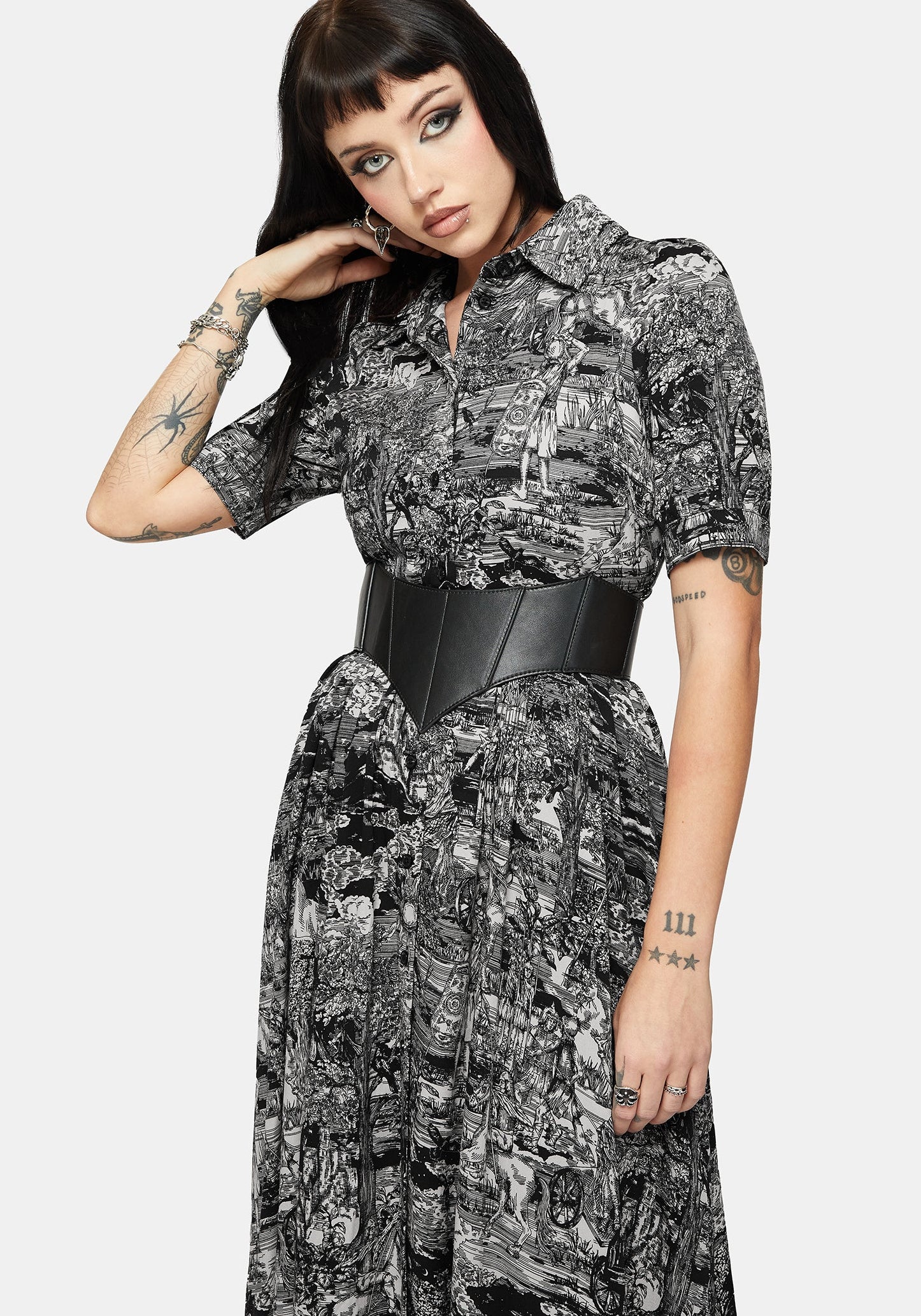 Nara Boudicca Bedruckt Midaxi Kleid