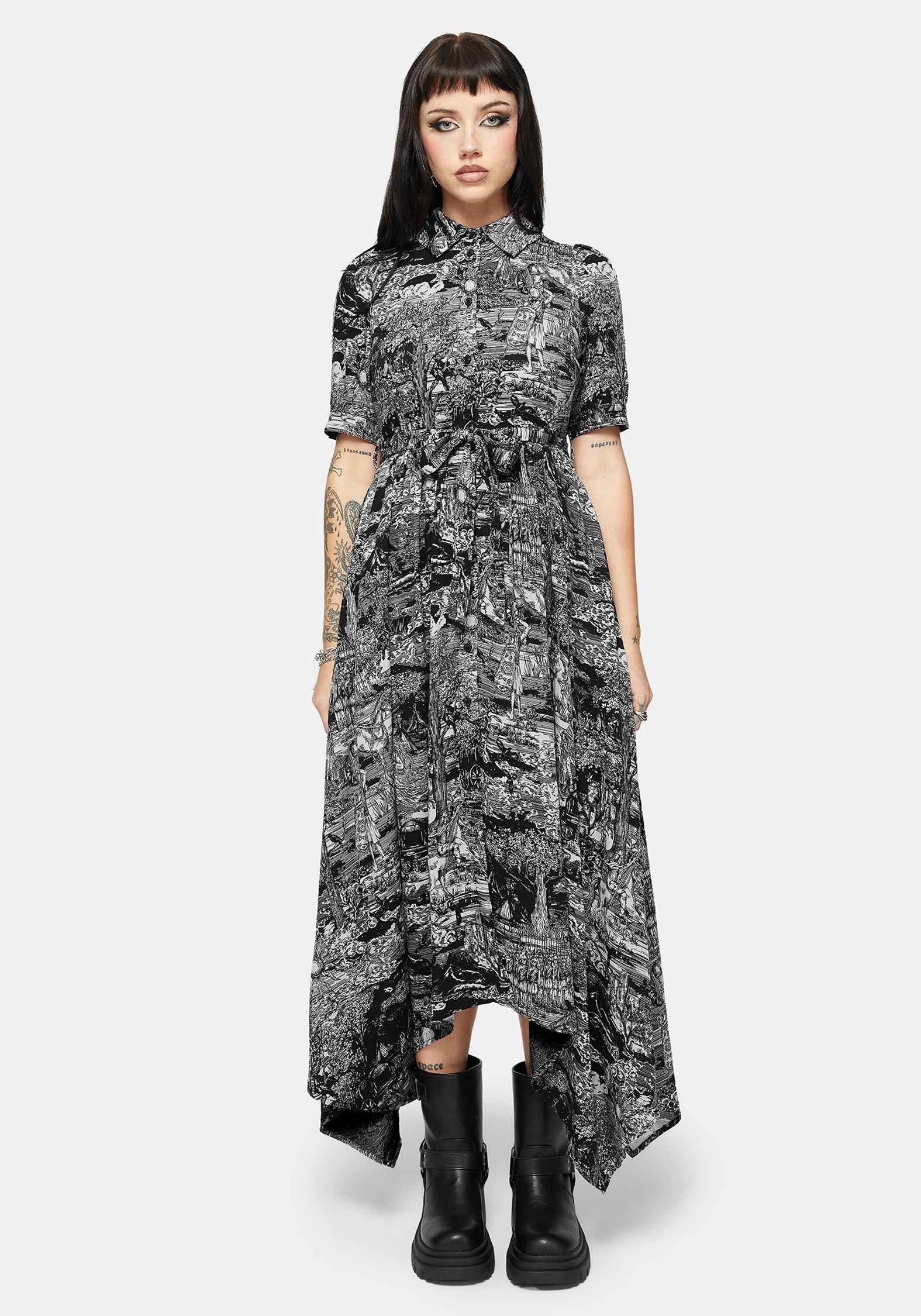 Nara Boudicca Bedruckt Midaxi Kleid