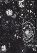 Elise Celestial Print Puff Sleeve Midaxi Shirt Dress EU 38