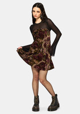 Effie Barock Strapless Mini Kleid