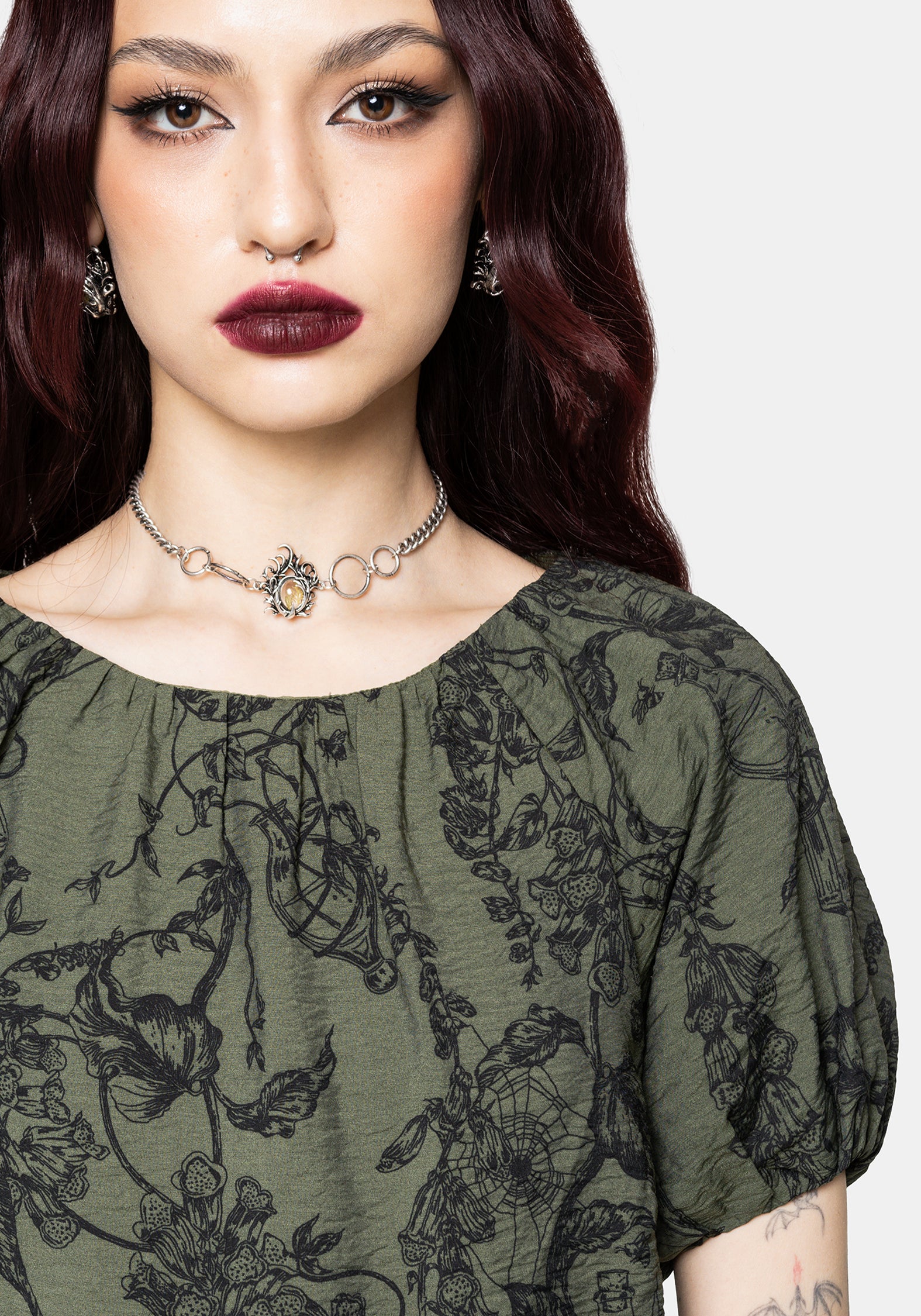 Orla Fingerhut Mini Rüsche Kleid