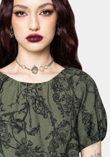 Orla Fingerhut Mini Rüsche Kleid