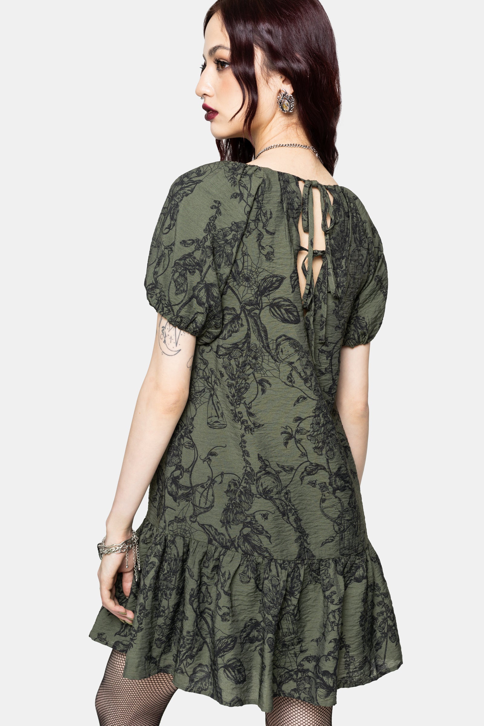 Orla Fingerhut Mini Rüsche Kleid