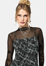 Rhoswen Checked Cami Mini Dress EU 38