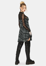 Rhoswen Checked Cami Mini Dress EU 38