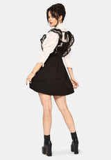 Bladeborn Bestickt Rüsche Vorderseite Mini Kleid