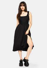 Cybele Bestickt Vorderseite Korsett Mieder Midi Kleid
