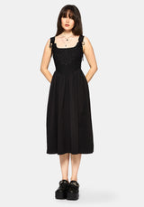 Cybele Bestickt Vorderseite Korsett Mieder Midi Kleid