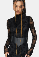 Airie Pointed Detail Taille Gürtel